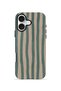iPhone 17 Vorian Dual Layer Case Sage Riviera Stripe