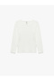Bow-Tie Cotton Long Sleeve Crew Neck T-Shirt - 5