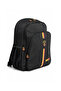 Licensed Black 3-Piece School Set - Backpack with Stripe Design + Lunch Bag + Pen Holder - 3