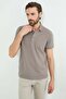 Patterned Polo Neck Regular Fit T-Shirt