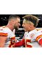 Travis Kelce Patrick Mahomes Signed Autograph Photo A4 Framed Gift