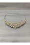 White Zircon Stone Thin, Stylish Elegant Bridal Crown - Henna Crown Promise and Engagement Crown – Crown – Crown – - 2