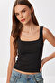 2-Pack Strappy Sandy Knitted Blouse Lcr0122 Black White - 6
