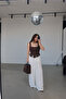 Double Pleated Belted Wide Fit Pants