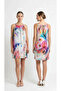 Bolivia Multicolor Digital Printed Modal Beach and Casual Dress - 5