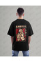 Sukuna Anime Printed Unisex Oversize T-Shirt Streetwear - 3