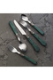 Positano 6-Person 30-Piece Cutlery Set Green