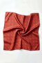 Soft Scarf Floral Line Red 90X90 - 4