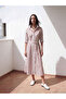Belted Striped Shirt Dress