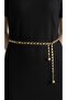 Women's Gold Imported Chain Belt, Suitable for All Sizes, Waist Belt, Dress Belt, Jacket Belt - 4