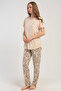Women's P.Vıscon Short Sleeve Pajama Set, 512209 - 2