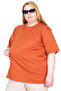 تي شيرت نسائي مقاس كبير من Mode XL Real Large Size Bıs Basic U25162 TARCIN - 2