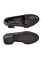 Black Genuine Leather Lightweight Orthopedic Sole Women's Casual Shoes 16274 Z - 5