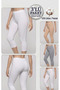 3-Pack Plus Size Cotton Women's Leggings High Waist Capri Comfortable Stretchy Tummy Control - Plus Size Capri Leggings - 5060
