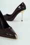 Rovo Patent Leather Thin Heel Stiletto 10 cm - 4