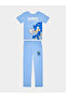 Boys Blue Sonic the Hedgehog T-Shirt and Joggers Set