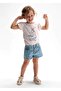 Girl's Denim Shorts Light Blue 236 - 3