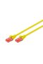 كابل توصيل أصفر بطول 2 متر من نوع CAT6 Utp DK-1617-020/Y (عبوة من 10 قطع)