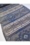 Gray Blue Shark Patterned Knitted Fabric Thick Winter Soft Cardigan-Like 150X230Cm - 3