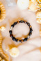 Agate Bracelet Large Size Faceted Cut Agate Stone Bracelet Brown Black Model - 3