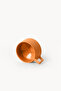 Lumière Orange Double Turkish Coffee Cup – Limoges French Porcelain, 120 ml - 5