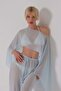 Clothing Double Chiffon Pareo Set Baby Blue - 2