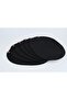 6-Piece Oval Jute Platter American Service Set Black Color Bohemian Tableware Presentation Plate Coaster - 2