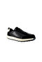 Men's Complete Imported Material Leather and Nubuck Detailed Smart Casual Shoes with Rubber Laces Closure - 3