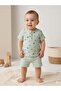 Jacquard 2-Piece Baby Boy Summer Set - 100% Organic Cotton - 4