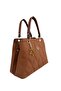 Mother / Women's Quilted Patterned Hand and Shoulder Bag - 3 Compartments, Stylish Daily Bag with Long Strap - 4