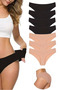 7 Pieces Women's Seamless Laser Cut Flexible Non-marking Panties S2