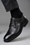 Men's Genuine Leather Lightweight Eva Sole Lace-Up Casual Classic Shoes - 4