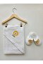 100% Cotton Baby & Kids Bathrobe Set / Bathrobe / Towel / Slippers - 3