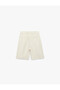 Striped Beige Boys' Shorts 6Skb40012Tw - 2