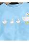 Duck Printed Crew Neck 100% Cotton Short Sleeve Kids and Teenagers T-Shirt - 3
