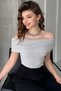Set of 3 - Madonna Collar, Sleeveless, Flexible Camisole Fabric, Summer Blouse - 4