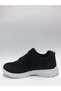 Lightweight Comfortable Black Daily Knitted Lace-Up Men's Sports Shoes - 3