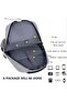 Smart Travel Laptop Backpack with USB Port, Large Capacity Business Computer Bag, Grey Waterproof - 7