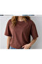 Basic Oversize Crew Neck T-Shirt for Women - 4