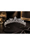 Stylish and Elegant Wedding and Engagement Bridal Crown with Crystal Stones