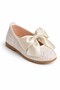 Mia&Lui Girls' Shiny Ribbon Detailed Ballerinas 21-35 White - 2