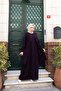Plus Size Maternity Dress with Fan Shape Stones - 5