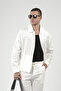 Trend Biz Regular Fit Zippered Linen Bottom Top Men's Set - 3