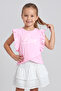Girl's Ruffle Detailed Embroidered Skirt Set - 2