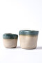 Must Black and White Stoneware Handmade Mug Set of 2 8635 - 7