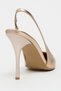 Gloria Dore Patent Leather Belt Detail Pointed Toe Women's Heeled Shoes - 8