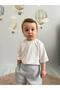 Gray 1-5 Years Old Baby Boy Modern Shorts Set