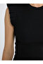 قميص نسائي بدون أكمام من Shining Store من مجموعة Sparkling Choices Zero Roba بياقة مكشكشة - 3