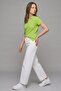 Flavia Green 100% Cotton Polo T-Shirt - 2