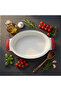 Large Oval Ceramic Baking Dish with Glass Lid and Silicone Grip Handles – Family Size Cookware (2.6 L) - 3